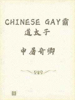 CHINESE GAY霸道太子